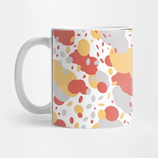 Abstract doodle shapes colorful pattern Mug